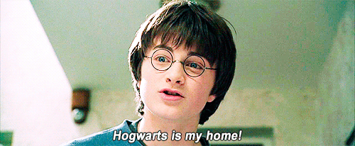 burning-roses:“Whether you come back by page or by the big screen, Hogwarts will always be there to 