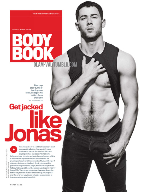 Nick Jonas by Peter Yang for Men&rsquo;s Fitness US December 2016