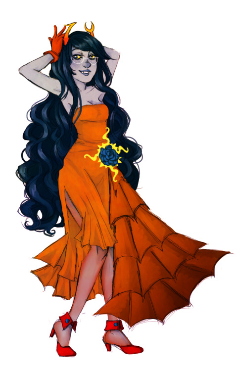 ro-taniah:Anonymous asked ro-taniah:are you taking requests can i have a vriska ballgown or not eith