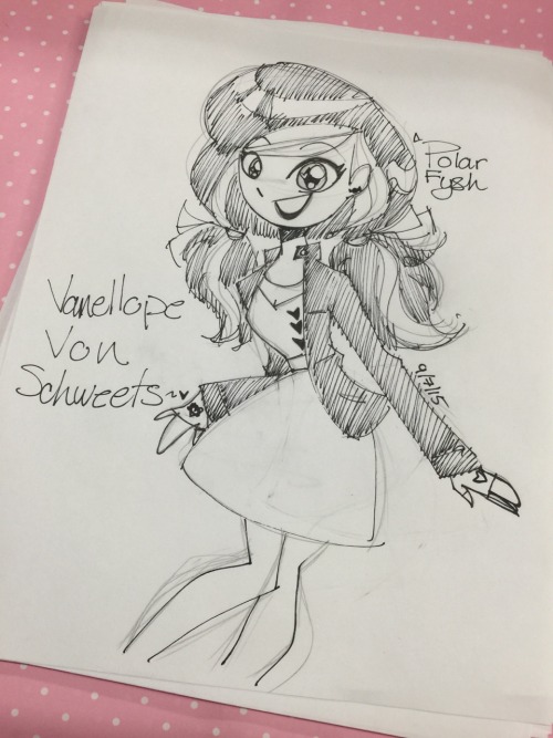 Vanellope Sketch With A Really Bad Sharpie.