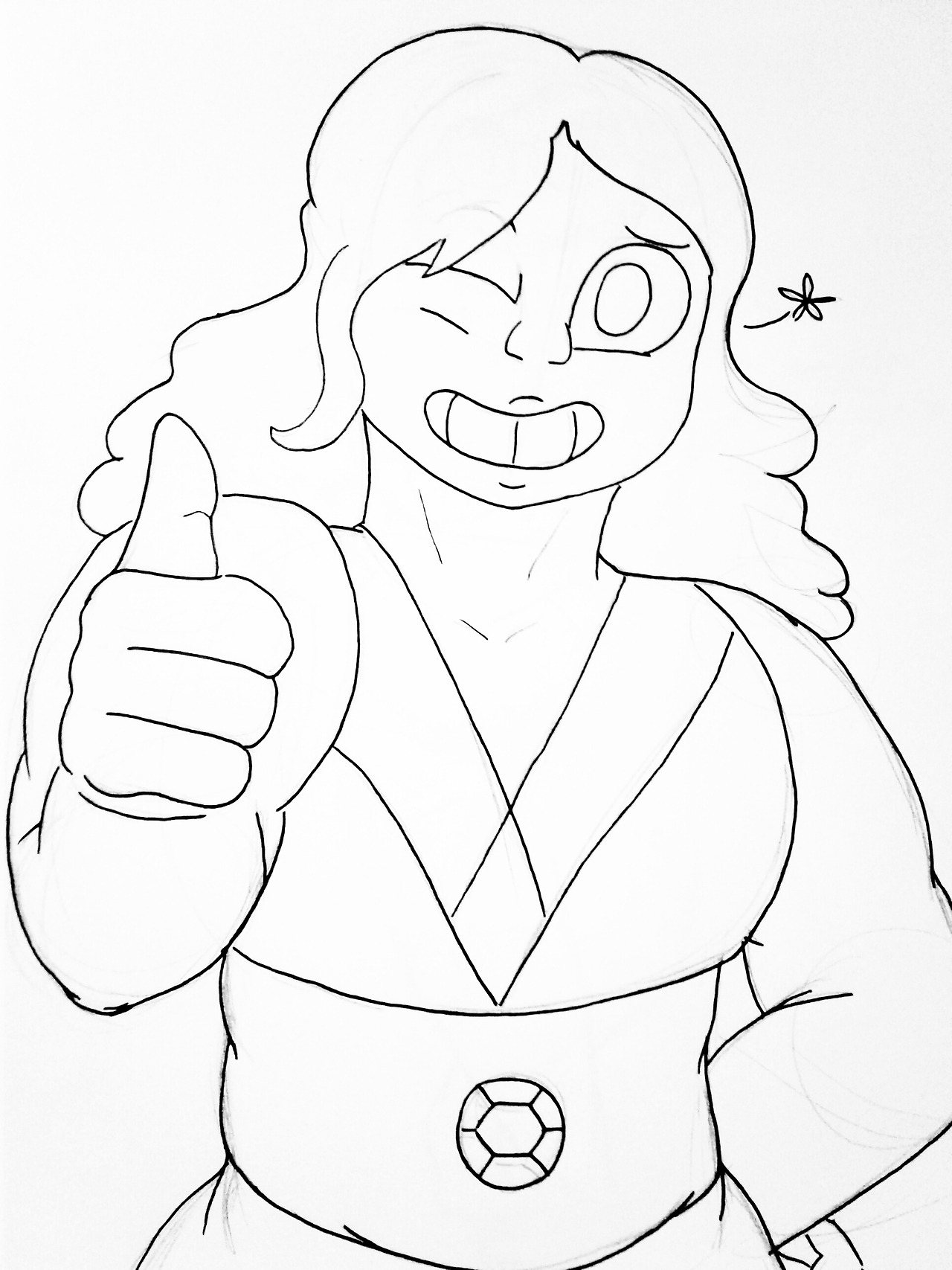 I drew rocky, sorry no color :( hope you like!(rubyss)this is the approval rocky,