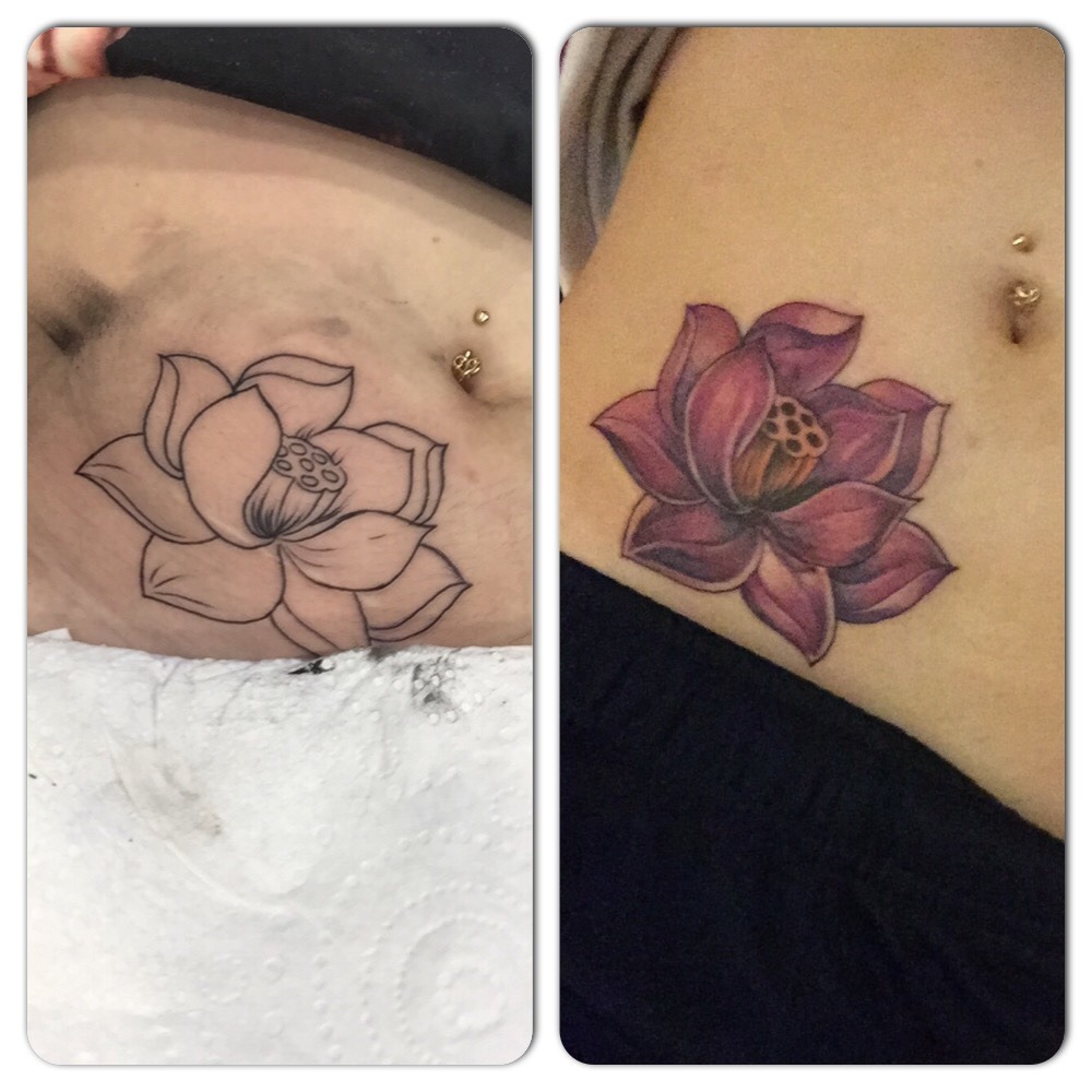 Deep scar cover up by Chris  magnums tattoo studio  Facebook