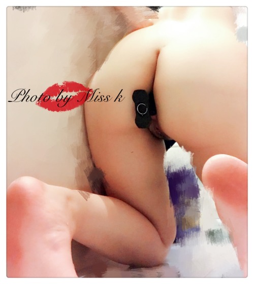 girlgirl-miss-k-hk: 這裡一個陌生男人 估唔到真係寄新肛塞俾賤狗 賤狗好開心 多謝