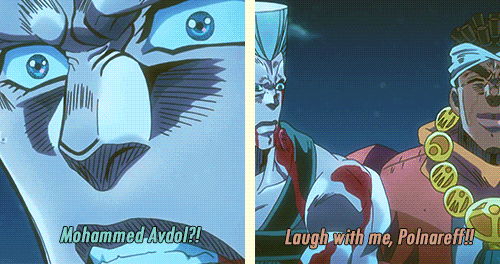 usoapp:JJBA Relationships - Mohammed Avdol and Jean Pierre Polnareff ‘once all of this is over, woul