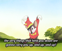 clarabellecows:  disney + encouraging words  I’ve noticed a lot of friends who need a bit of a pick-me-up lately, and I could use one too. So I made this set of some encouraging words from disney characters. If you’re having a bad day or you’re