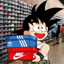 mikezzzlife:  Copping with goku