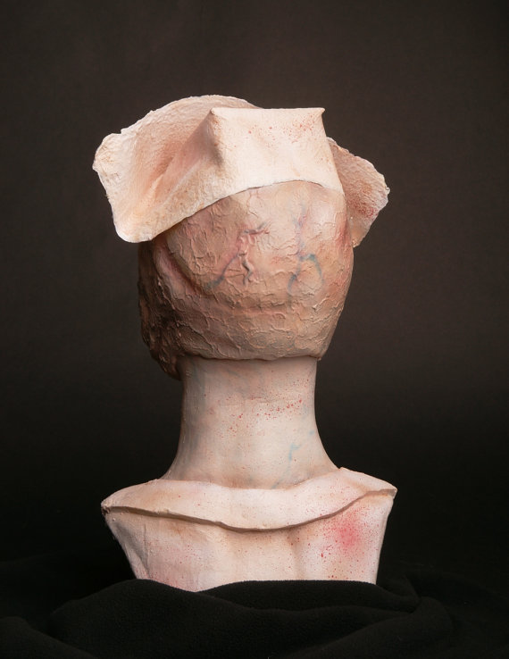 You are looking at a life size Silent Hill Nurse Bust sculpted and finished by the