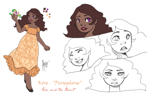 Took me 82735373 years but I finally managed to finish my Persephone design!Kore and the Beast is a 