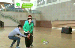 sangyeol:  B1A4 - A group that would never ever hinder the other contestants in