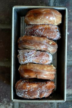 delicious-designs: Old Fashioned Raised Maple Doughnuts  