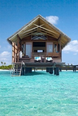 omgshowmetheworld:   Ocean Huts in Bora Bora