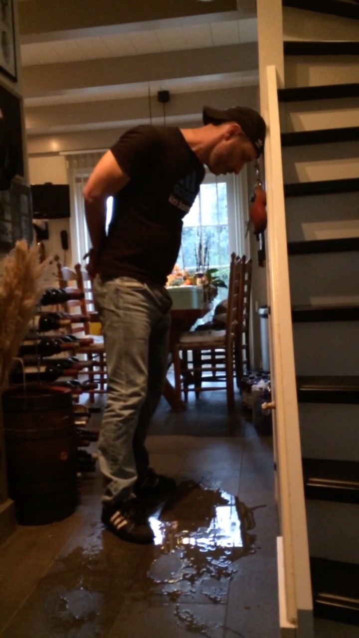 beuker71: Chained beast banging his head against the wall getting angry.