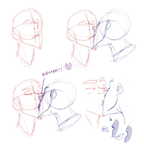 Art Sketch Tutorials How I Draw Kisses