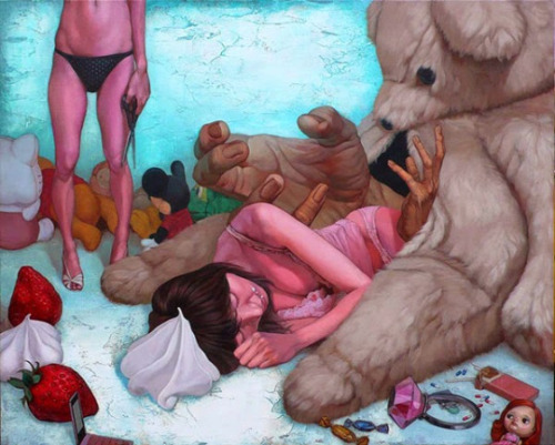 Porn photo asylum-art:Kazuhiro Hori  Paintings InstagramThe