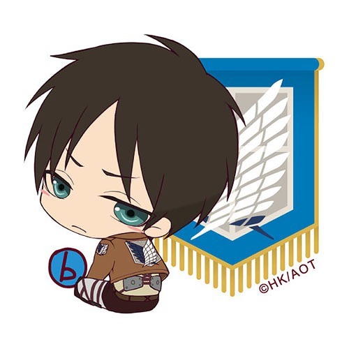 New Bocce-kun charms of our favorite SnK characters!All will be released June 2015!
