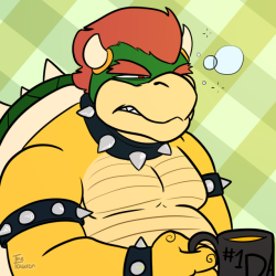 thetauren: Grumpy bowser for Father’s day!