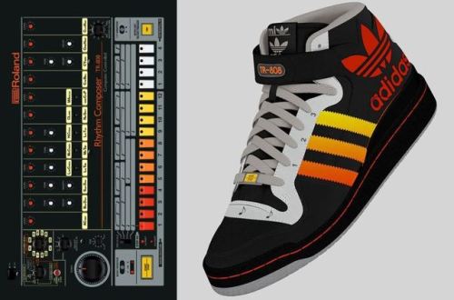 bushdog:  ローランド「TR-808」にインスパイアされたアディダスのスニーカーが登場 - amass