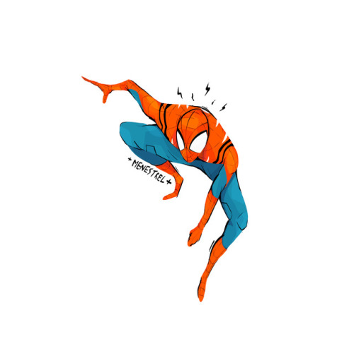 mene-strel:A little Rough Spidey fan-art to celebrate the upcoming new Spider-man Movie!!! Soo excit