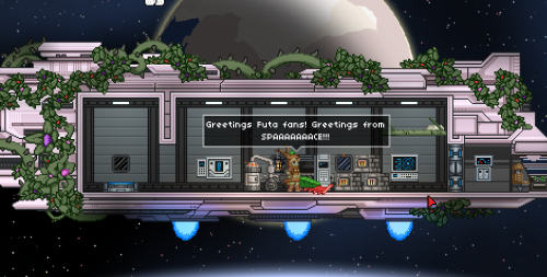 I am soooooo addicted to this game. *EditThe game is Starbound, it’s on steam.