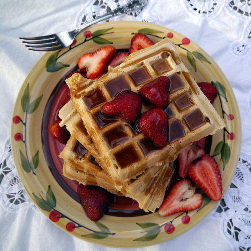 O is for Old-Fashioned Chelsea Waffles [Vegan Brunch] (0004) by smiteme on Flickr.