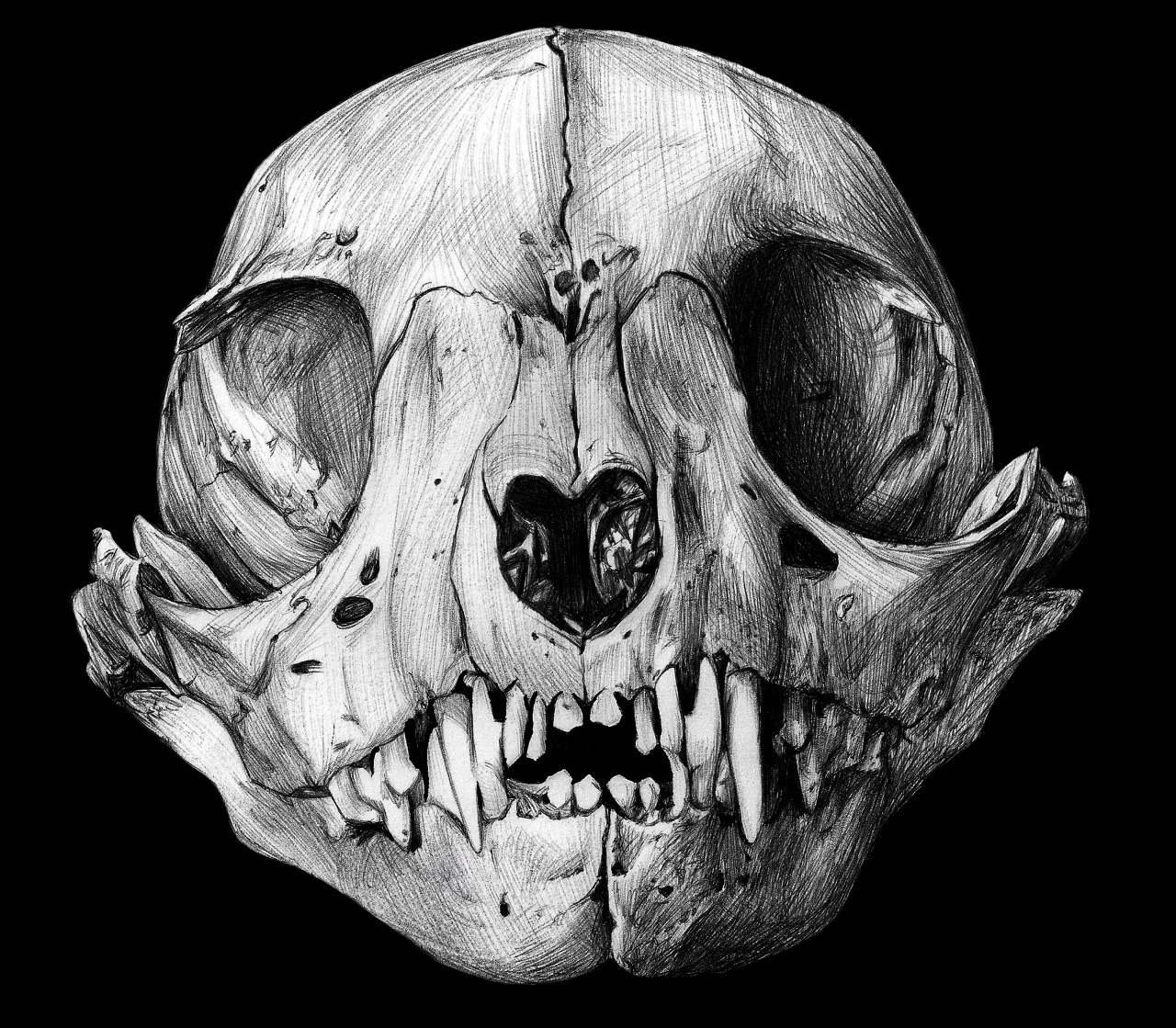 davidfeliperez:  &ldquo;Skull&rdquo; by David Pérez Instagram 