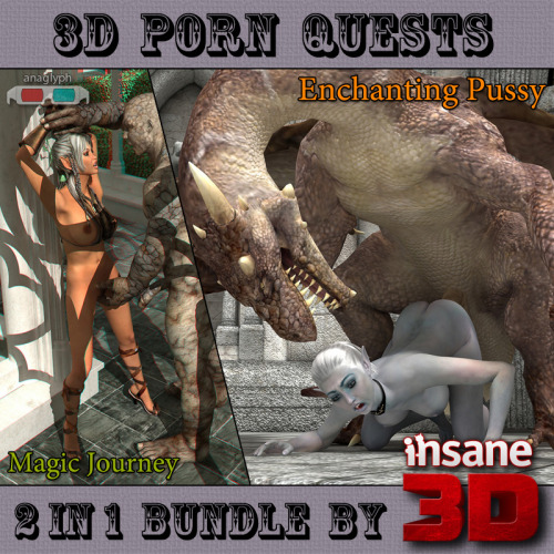 Porn Pics A 2 in one comic collection out now by Insane3D!Magic