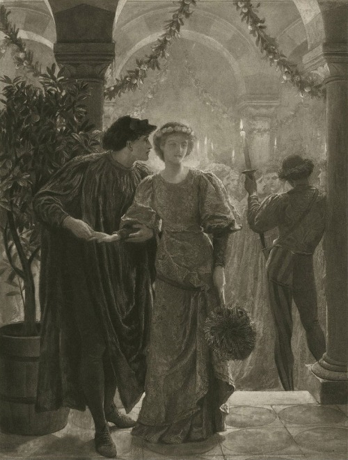 Frank Dicksee (Francis Bernard Dicksee) (1853–1928, Engand)Illustrations to ‘Romeo &