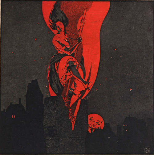 danskjavlarna:“The Witch.”  From Die Muskete, 1920. 