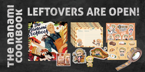 The time has finally come&hellip; leftover sale for The Nanami Cookbook is now OPEN! We don