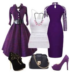 ideservenewshoesblog:  PURPLE VOGUE SHOES