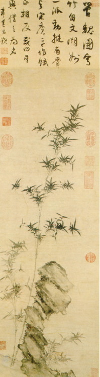 Bamboo and Stone, Guan Daosheng (1262-1319)