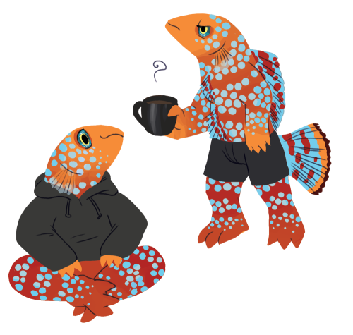 Fishsonas became a trending hashtag on Twitter, so I designed myself this little killifish! Their na