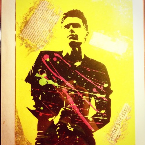 Cruising With Franco - #art #popart #pop_art #andywarhol #warhol #pollock #JamesFranco #fluo #factor