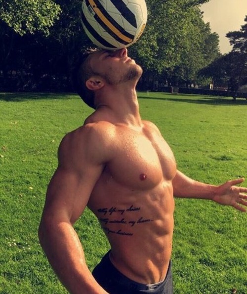 Showing off and playing around, two things Jocks are great at.