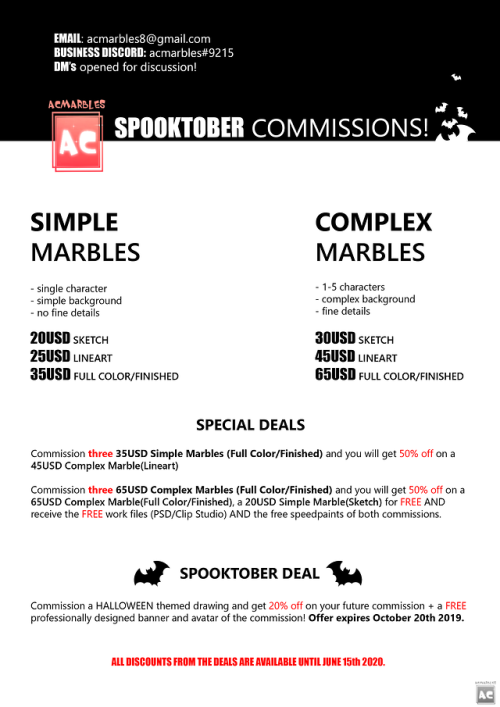 acmarbles:                 Get good commission deals from this month’s offer! Earn 20% off your fut