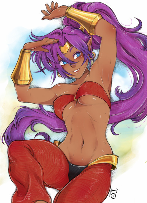 tabletorgy-art: uploading some art I did while I was gone from tumblr! Shantae for Shantae 5 announcement