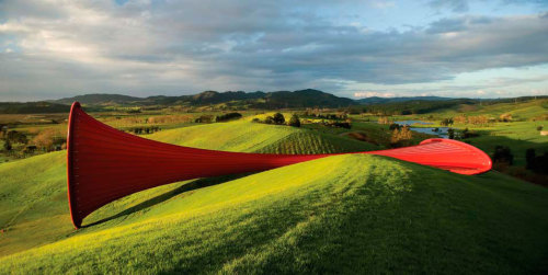  Anish Kapoor - Dismemberment - Gibbs Farm, New ZealandGibbs Farm sculpture park is home to a seri