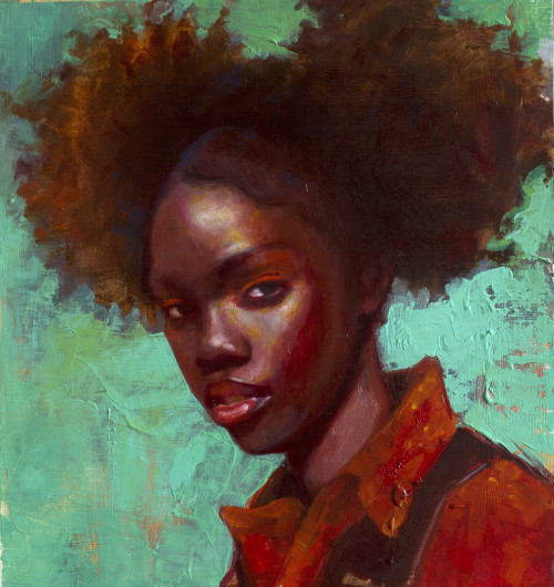 fyblackwomenart:
“ Rosso Emerald Crimson
”