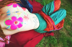 conceals-not-the-lie:  Wonderland festival ♥ 2015.. Bodypainting! I felt so free … miss all the people there! follow my instagram-&gt; hanutahannah https://instagram.com/hanutahannah/