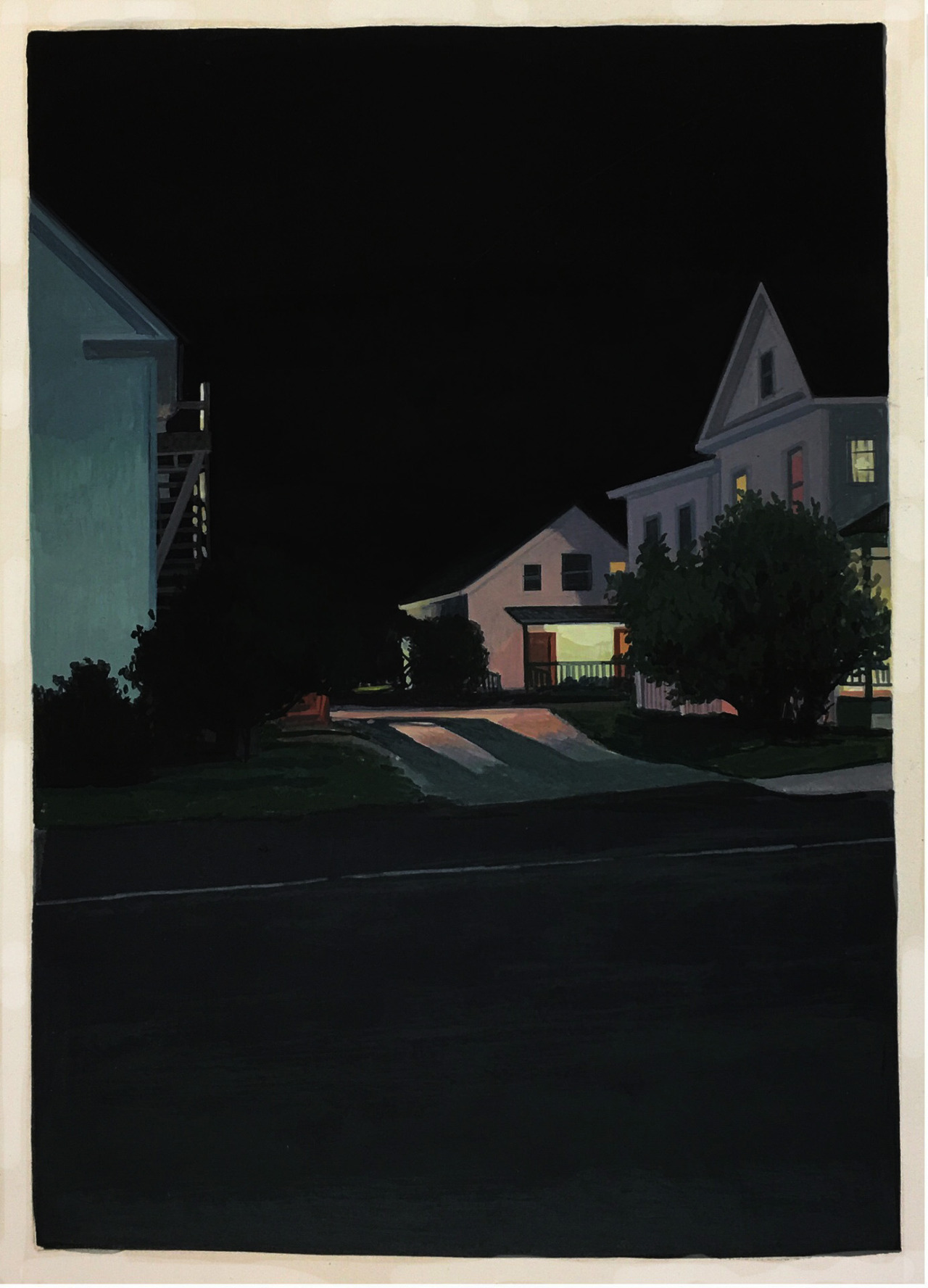 supersonicart:  Christopher Burk, Paintings. Gorgeous, mystery filled “nocturnes”