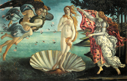 The Birth of Venus by Sandro Boticelli (click to enlarge)