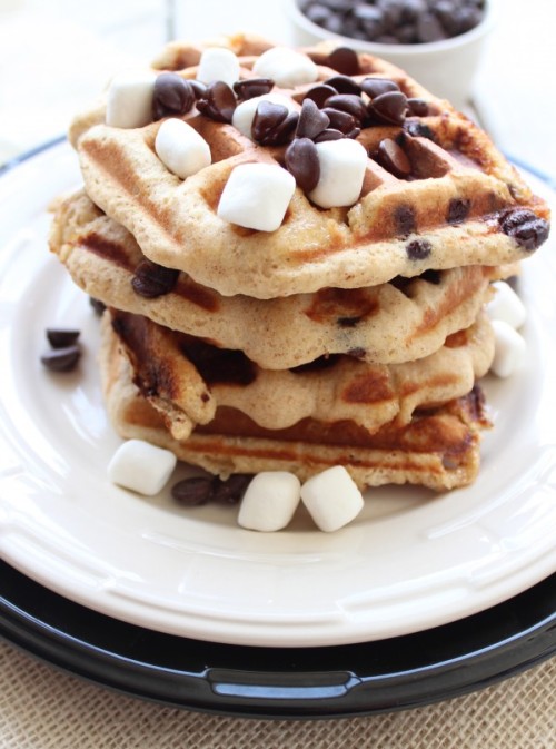 fullcravings: GF S’mores Waffles