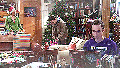 bigbangsheldon:   The Big Bang Christmas Special 4/?  Happy Holidays from TBBT. 