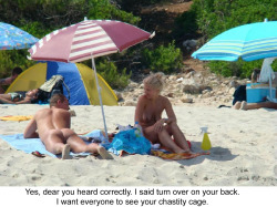 This Would Be The Clothing Optional Beach That Doesn&Amp;Rsquo;T Require Male Chastity