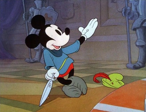 the-disney-elite: “Brave Little Tailor is a 1938 Disney cartoon featuring Mickey Mouse. Comparing 