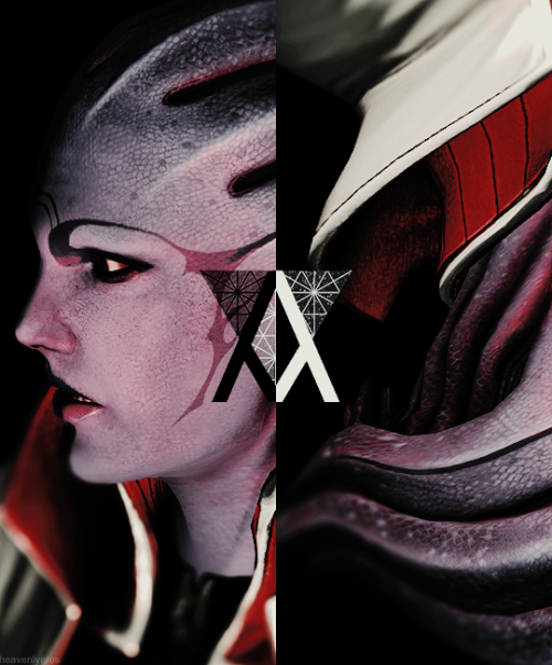 mass effect challenge \ 2/9 characters \ aria t’loak