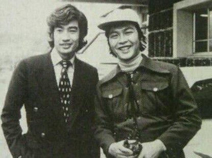 karatebugmen:  Some backstage photos from the original Kamen Rider Series you could