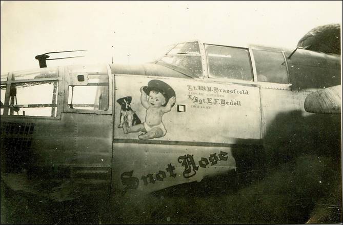 humanoidhistory:  B-25 bomber art from the 340th Bomb Group,  488th and 489th Bomb