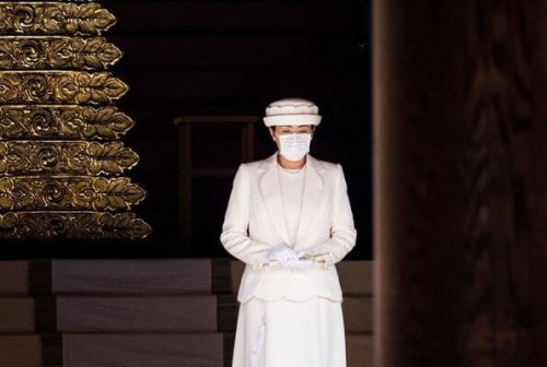 Japanese Imperial family visited Meiji Jingu Shrine in Tokyo.On October 28, 2020, Japan’s Impe