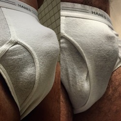 Hanesguy05:  Side By Side Bulge With Torquemn. Instant Boner When We Found Out We